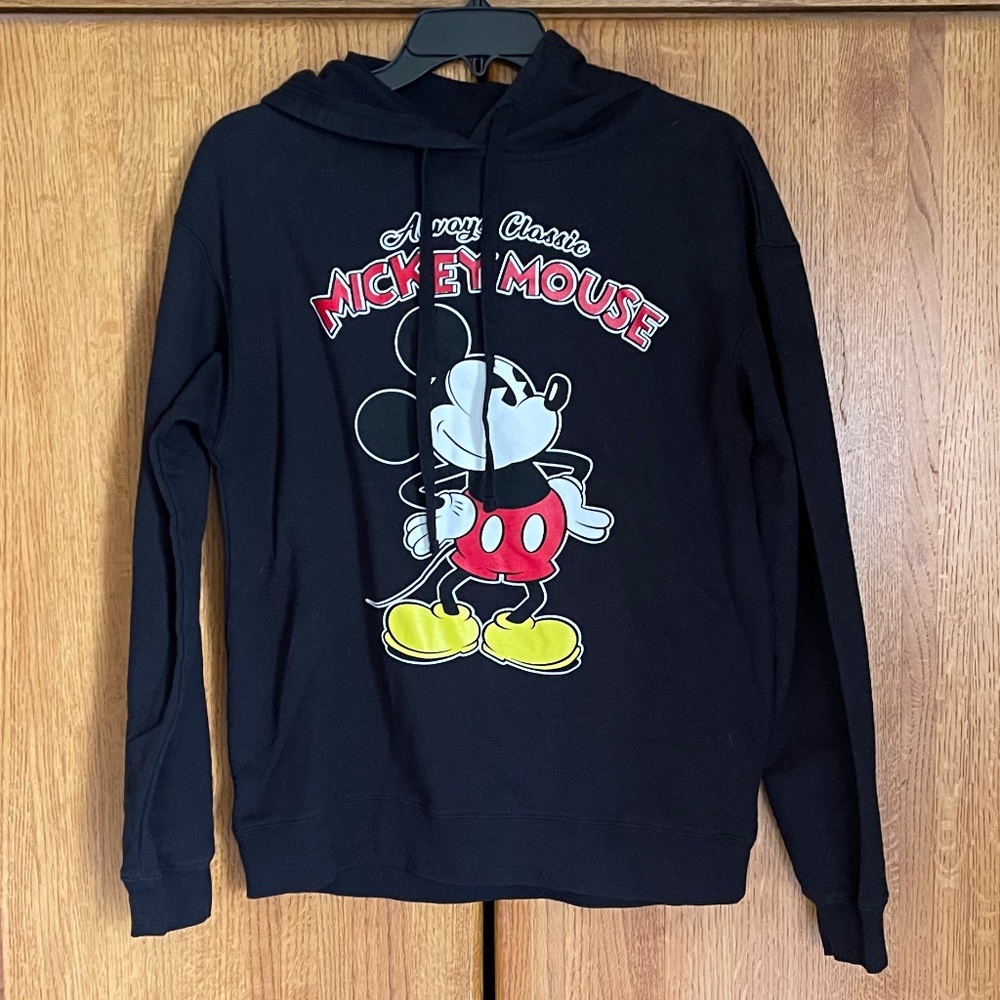 Mickey Mouse Always Classic Graphic Hoodie Size Medium